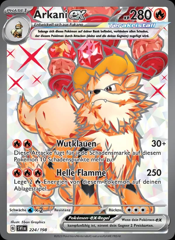 Arkani-ex card in German