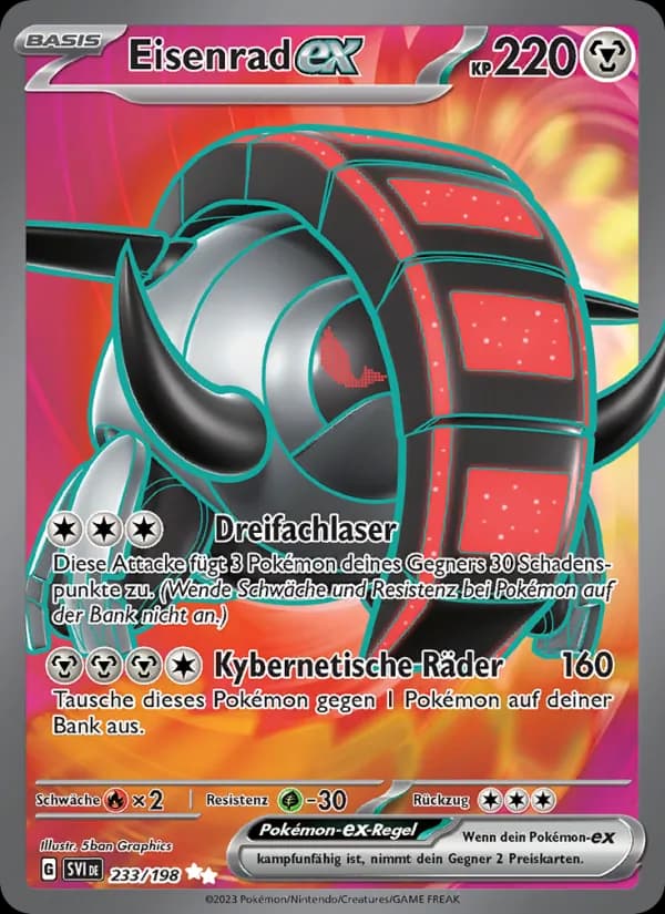 Eisenrad-ex card in German