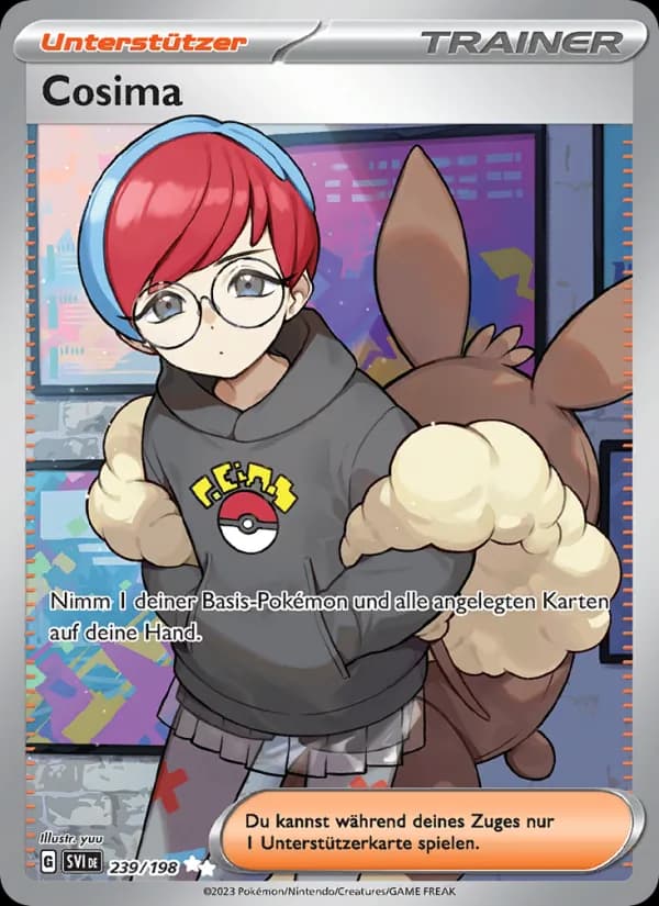 Cosima card in German