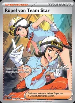 Rüpel von Team Star card in German