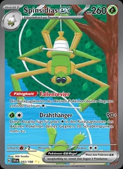 Spinsidias-ex card in German