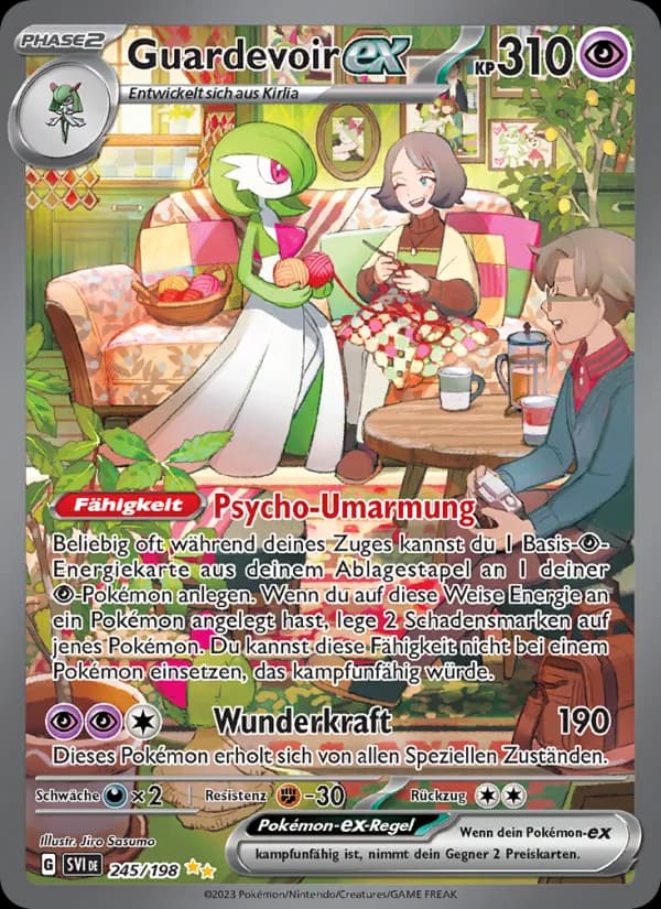 Guardevoir-ex card in German