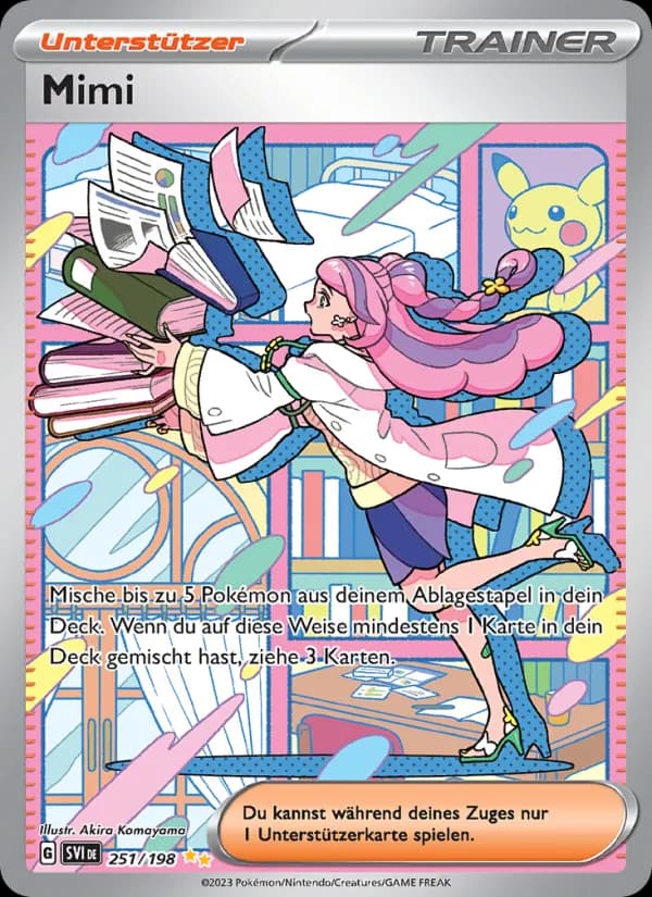 Mimi card in German
