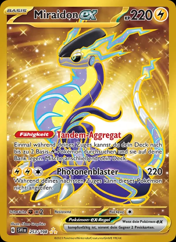 Miraidon-ex card in German