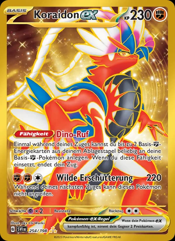 Koraidon-ex card in German