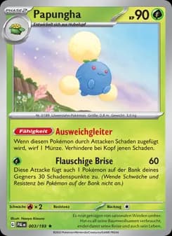 Papungha card in German