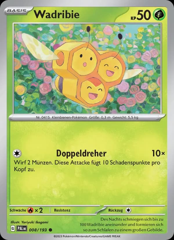 Wadribie card in German
