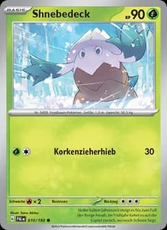 Shnebedeck card in German