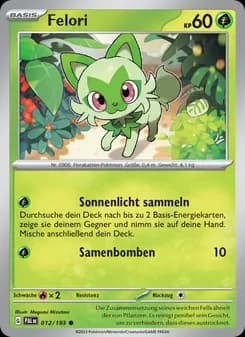 Felori card in German