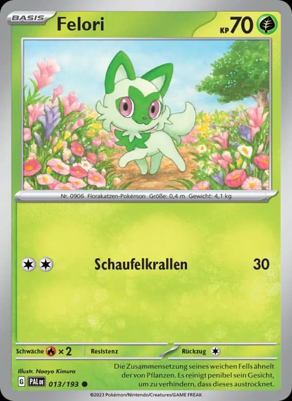 Felori card in German