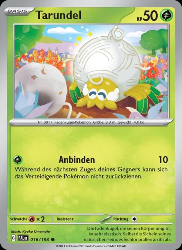 Tarundel card in German