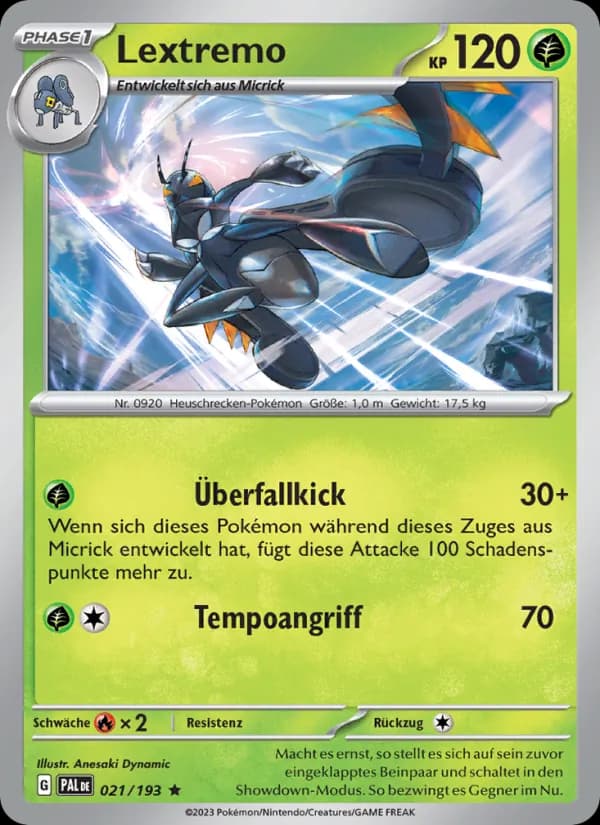 Lextremo card in German