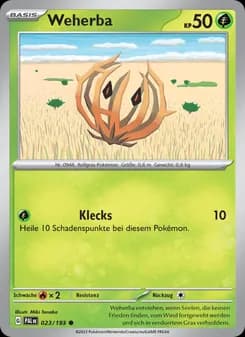 Weherba card in German