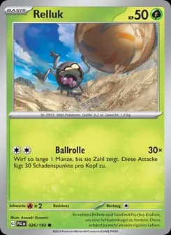Relluk card in German