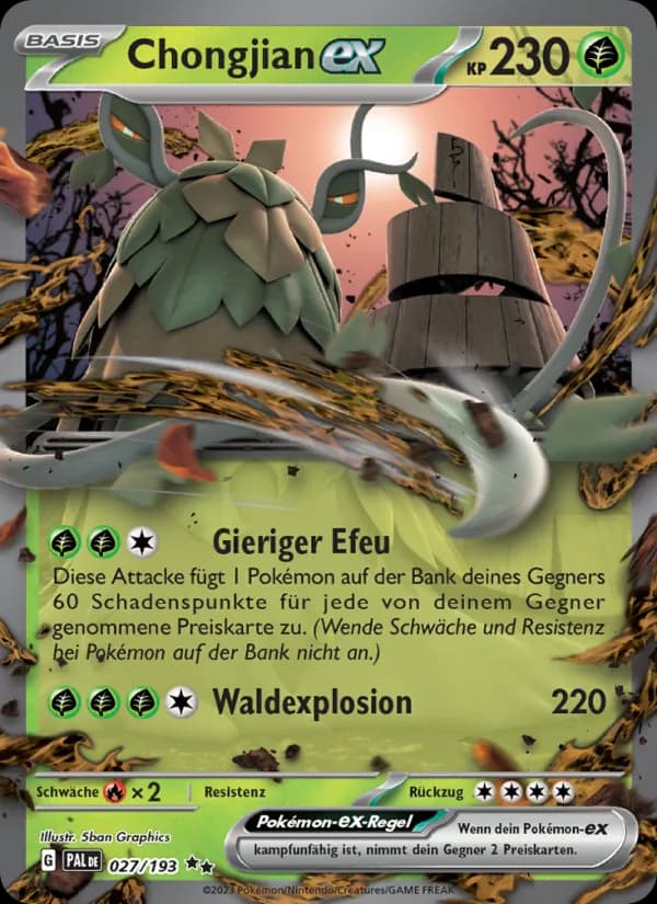 Chongjian-ex card in German
