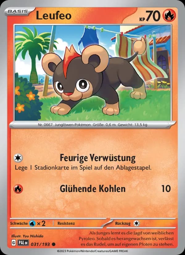 Leufeo card in German