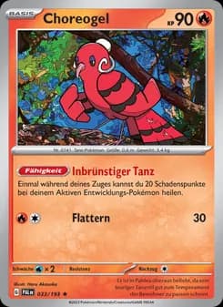 Choreogel card in German