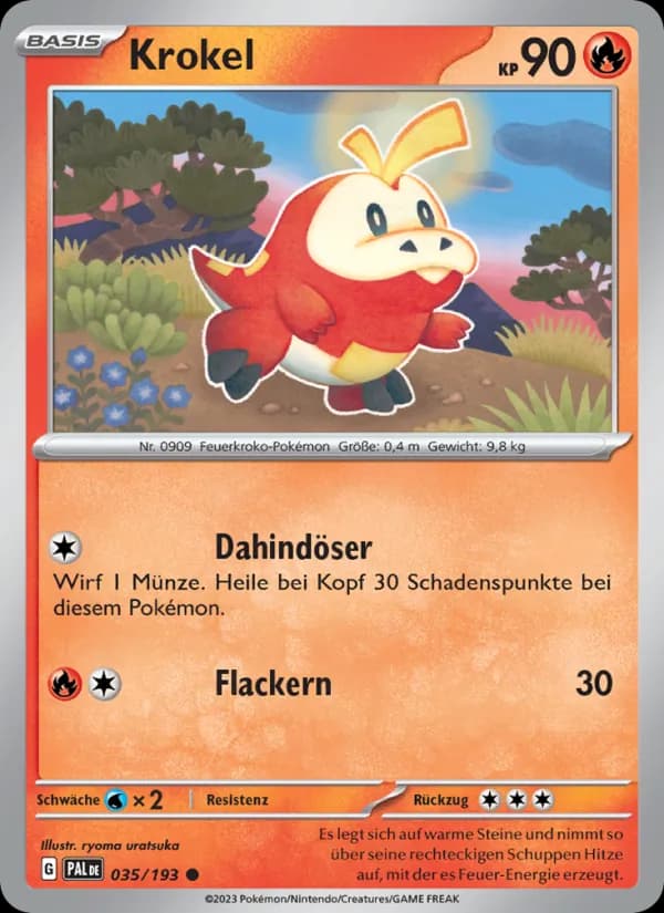 Krokel card in German