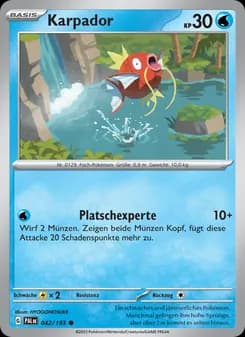 Karpador card in German