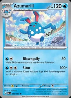 Azumarill card in German