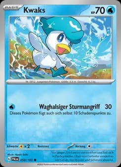 Kwaks card in German