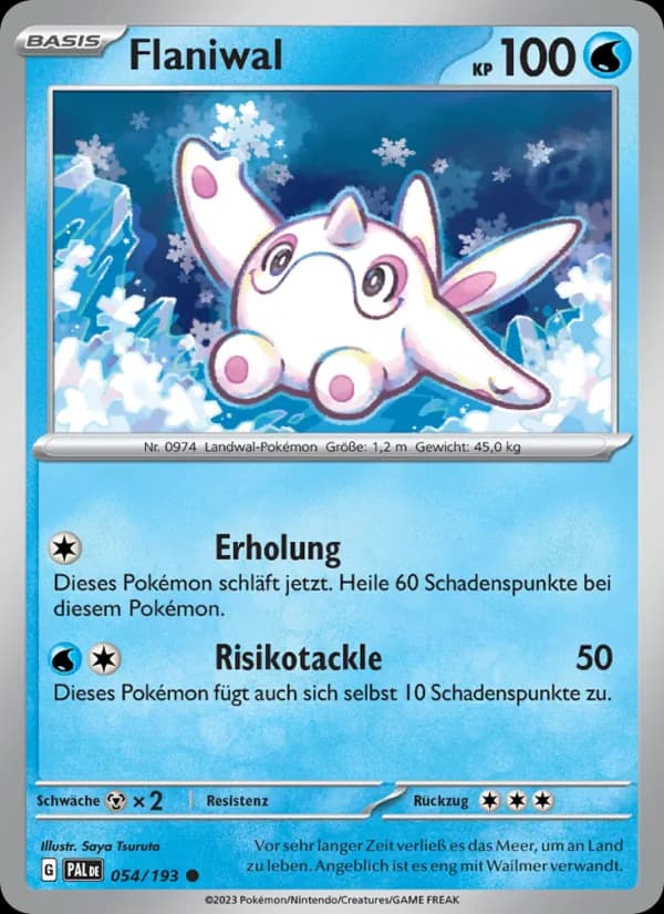 Flaniwal card in German