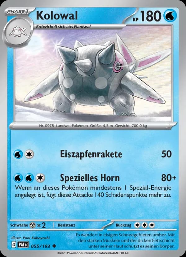 Kolowal card in German