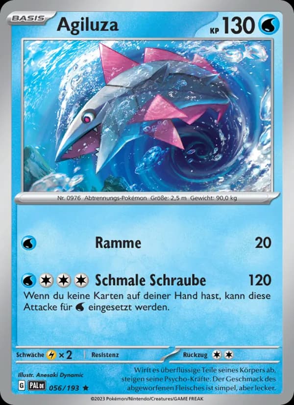 Agiluza card in German