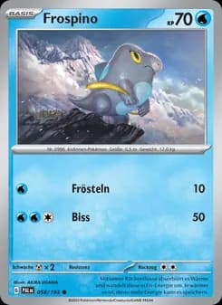 Frospino card in German