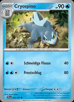Cryospino card in German