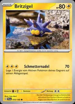 Britzigel card in German
