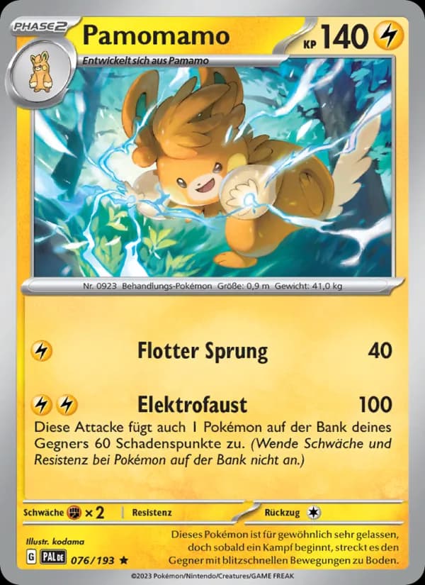 Pamomamo card in German
