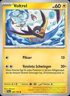 Voltrel card in German