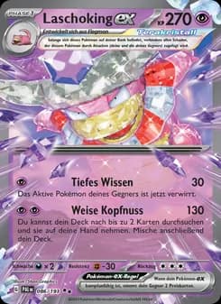 Laschoking-ex card in German