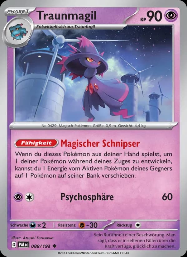 Traunmagil card in German