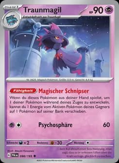 Traunmagil card in German