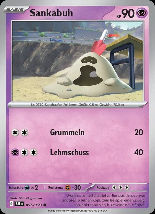 Sankabuh card in German
