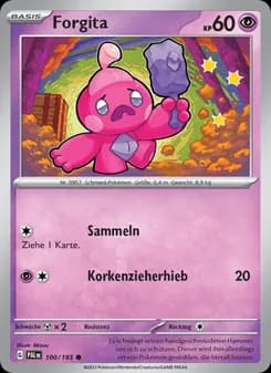 Forgita card in German
