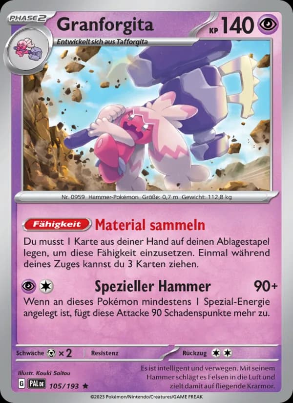 Granforgita card in German