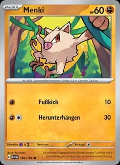 Menki card in German