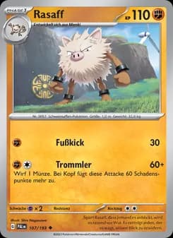 Rasaff card in German