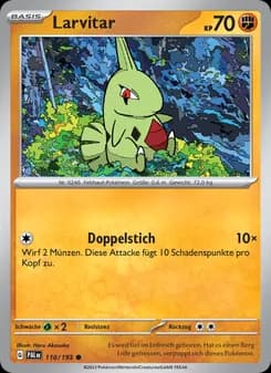 Larvitar card in German