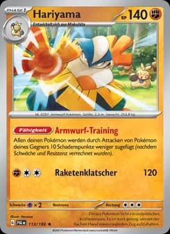 Hariyama card in German