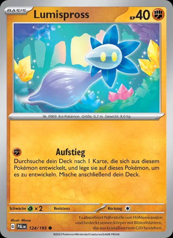 Lumispross card in German