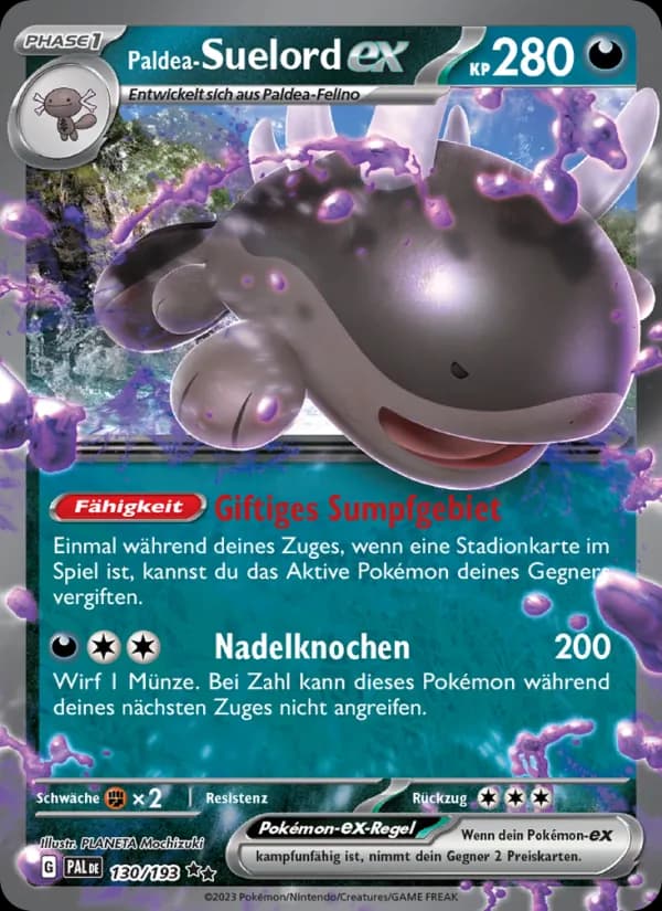 Paldea-Suelord-ex card in German