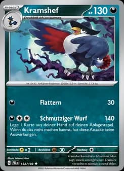Kramshef card in German