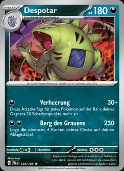 Despotar card in German