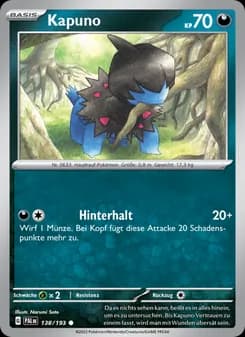 Kapuno card in German