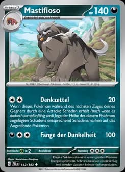 Mastifioso card in German