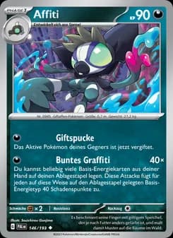 Affiti card in German